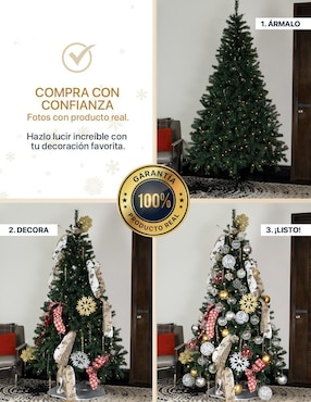 Árbol de navidad Esquimal con 350 luces