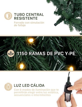 Árbol de navidad Esquimal con 450 luces