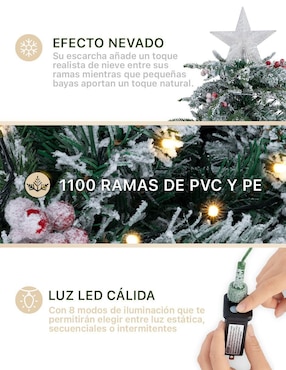 Árbol de navidad Esquimal con 350 luces