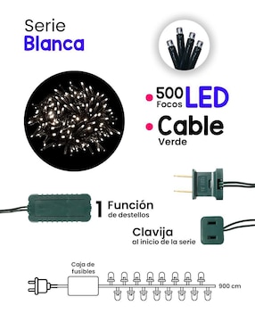 Serie LED Navi Colors L573069 con 500 focos