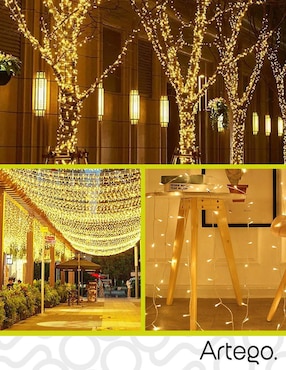 Serie LED Artego DORADATR con 200 focos
