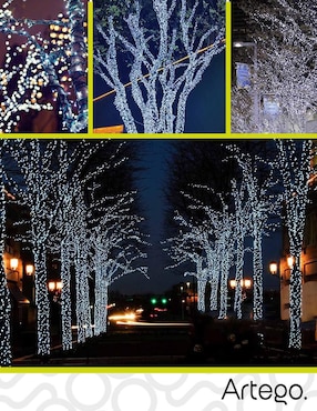 Serie LED Artego con 200 focos