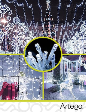 Serie LED Artego con 200 focos