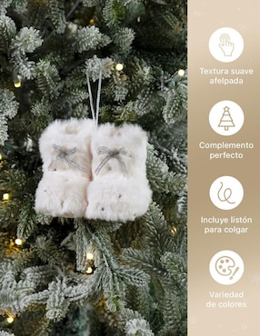 Ornamento navidad bota navideña Esquimal