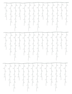 Set Serie De Cascada LED Dosyu Technology DY-ICE200L 3 Piezas Con 200 Luces
