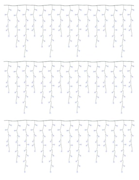 Set Serie De Cascada LED Dosyu Technology DY-ICE200L 3 Piezas Con 200 Luces