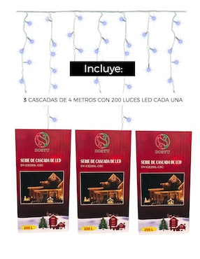 Set luces led Dosyu Technology con 200 focos