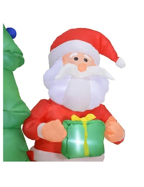 Inflable decorativo forma de santa claus Houzer