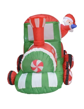 Inflable decorativo forma de vehículo navideño Houzer