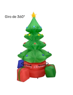 Inflable decorativo forma de árbol de navidad Houzer