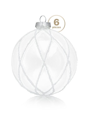 Set esfera Esquimal Cristal con 6 piezas