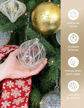 Set esfera Esquimal Cristal con 6 piezas