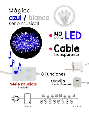 Serie LED Navi Colors L573088 con 140 focos