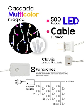 Serie LED Navi Colors L562408 con 500 focos
