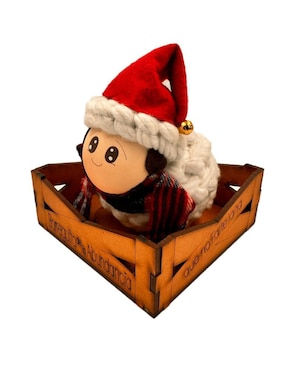 Figura decorativa de animales navideños Pigo Borregos Santa