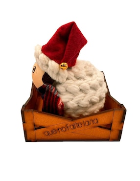 Figura decorativa de animales navideños Pigo Borregos Santa