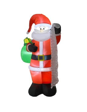 Inflable Decorativo Forma De Santa Claus Houzer