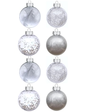 Ornamento Navidad Redondo Infinity Home Decor Esferas Navideñas