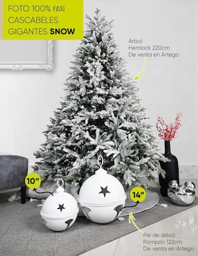 Pie de árbol Artego Cascabeles navideños gigantes