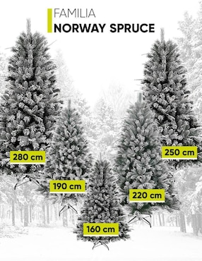 Árbol de navidad Artego Norway 220 de plástico
