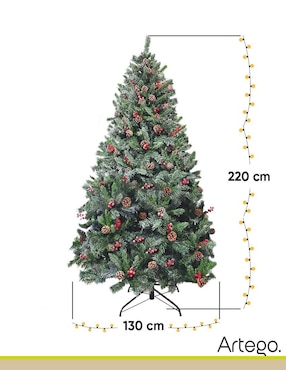 Árbol de navidad Artego Cypress de plástico
