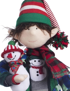 Ornamento navidad duende Queca Designs