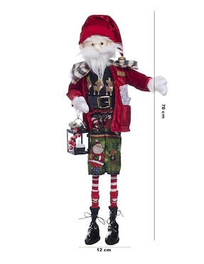 Ornamento navidad santa claus Queca Designs