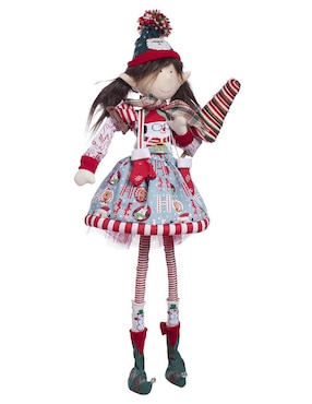 Ornamento navidad duende Queca Designs Classic Xmas