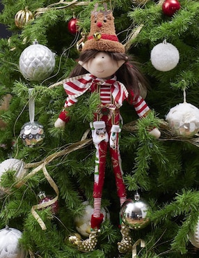 Ornamento navidad duende Queca Designs Classic Xmas
