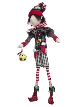 Ornamento navidad duende Queca Designs Xmas Gang