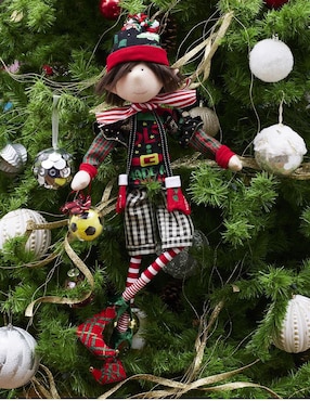 Ornamento navidad duende Queca Designs Xmas Gang
