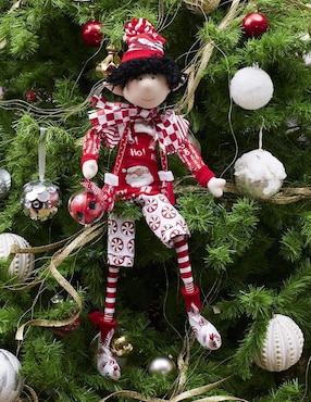 Ornamento navidad duende Queca Designs Xmas Gang