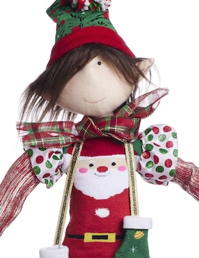Ornamento navidad duende Queca Designs Xmas Gang