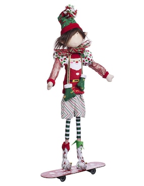 Ornamento navidad duende Queca Designs Xmas Gang