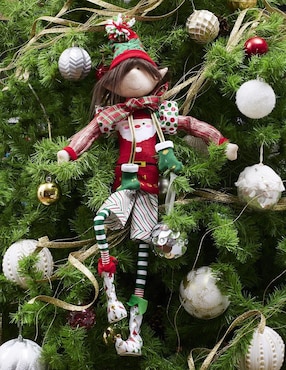 Ornamento navidad duende Queca Designs Xmas Gang