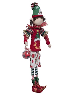 Ornamento navidad duende Queca Designs Xmas Gang