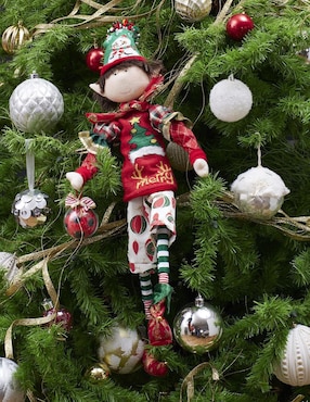 Ornamento navidad duende Queca Designs Xmas Gang