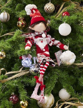 Ornamento navidad duende Queca Designs Xmas Gang