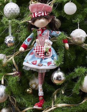 Ornamento navidad duende Queca Designs Bakery