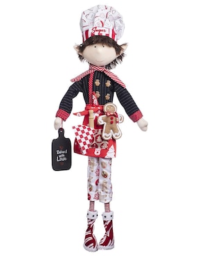 Ornamento navidad duende Queca Designs Merry Fashion