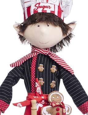 Ornamento navidad duende Queca Designs Merry Fashion