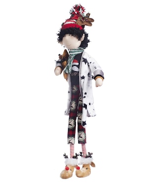 Ornamento navidad duende Queca Designs
