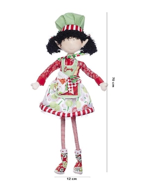 Ornamento navidad duende Queca Designs Bakery