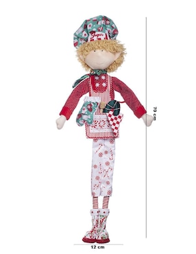 Ornamento navidad duende Queca Designs Bakery