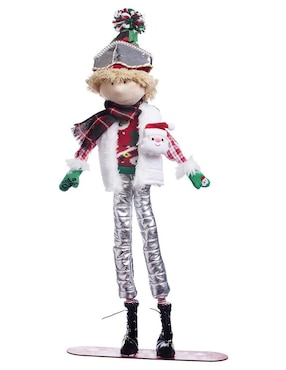 Ornamento navidad duende Queca Designs Merry Fashion