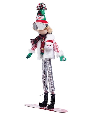Ornamento navidad duende Queca Designs Merry Fashion