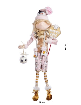 Ornamento navidad duende Queca Designs Xmas Gang