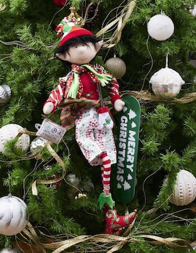 Ornamento navidad duende Queca Designs Xmas Gang