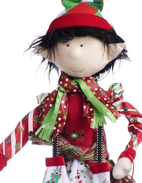 Ornamento navidad duende Queca Designs Xmas Gang