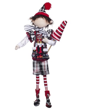 Ornamento navidad duende Queca Designs Xmas Gang